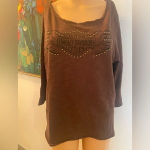 Harley Davidson Studded Shirt,‎ Size L